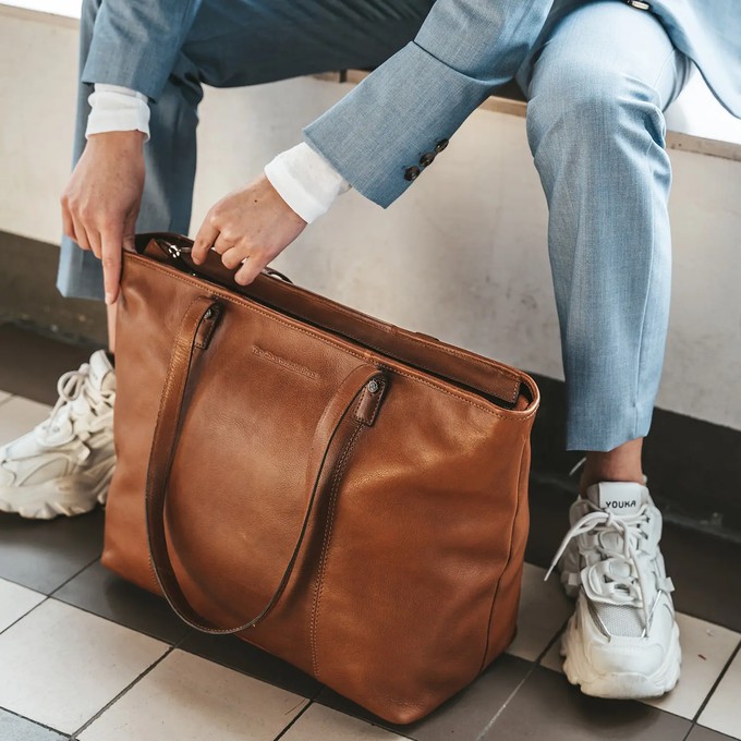 Leather Shopper Cognac Salo - The Chesterfield Brand from The Chesterfield Brand