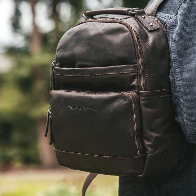 Leather Backpack Brown Austin - The Chesterfield Brand from The Chesterfield Brand