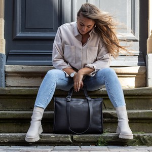 Leather Shopper Black Lima - The Chesterfield Brand from The Chesterfield Brand