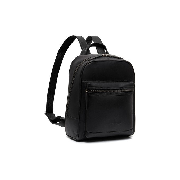 Project Cece | Leather Backpack Black Calabria - The Chesterfield