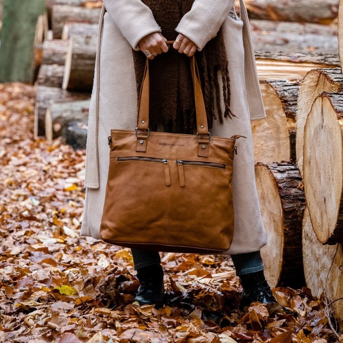 Leather Shopper Cognac Rome - The Chesterfield Brand from The Chesterfield Brand