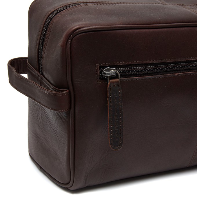 Leather Toiletry Bag Brown Cyprus - The Chesterfield Brand from The Chesterfield Brand