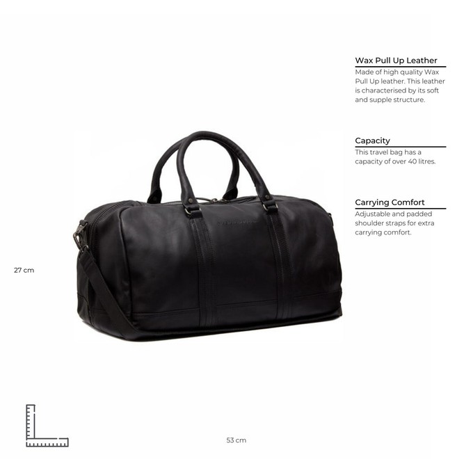 Leather Weekender Black Melbourne - The Chesterfield Brand from The Chesterfield Brand