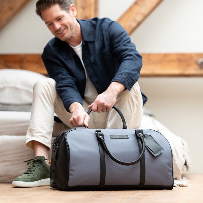 Leather Weekender Light Grey Tornio - The Chesterfield Brand from The Chesterfield Brand