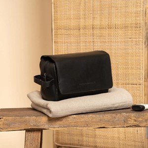 Leather Toiletry Bag Black Rosario - The Chesterfield Brand from The Chesterfield Brand