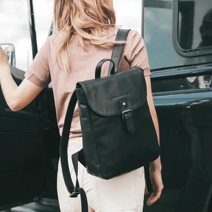 Leather Backpack Black Vermont - The Chesterfield Brand from The Chesterfield Brand