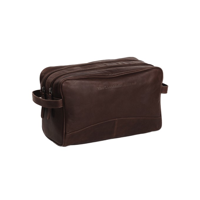 Leather Toiletry Bag Brown Stefan - The Chesterfield Brand from The Chesterfield Brand