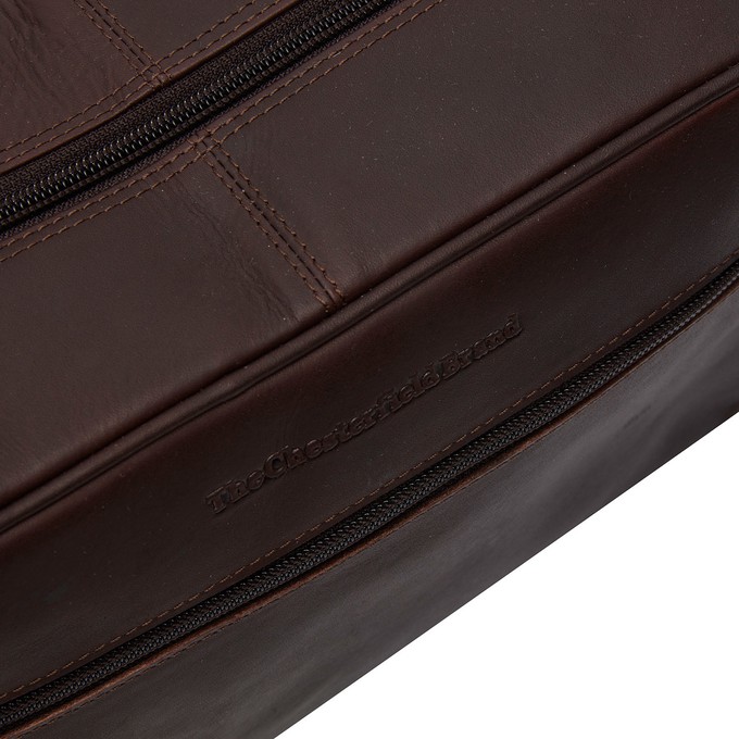 Leather Toiletry Bag Brown Cyprus - The Chesterfield Brand from The Chesterfield Brand