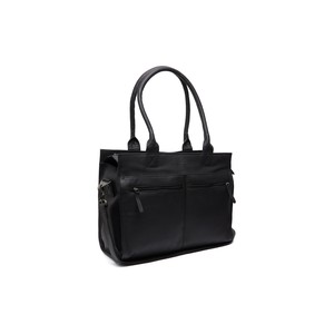 Leather Shopper/Diaper bag Black Elody - The Chesterfield Brand from The Chesterfield Brand