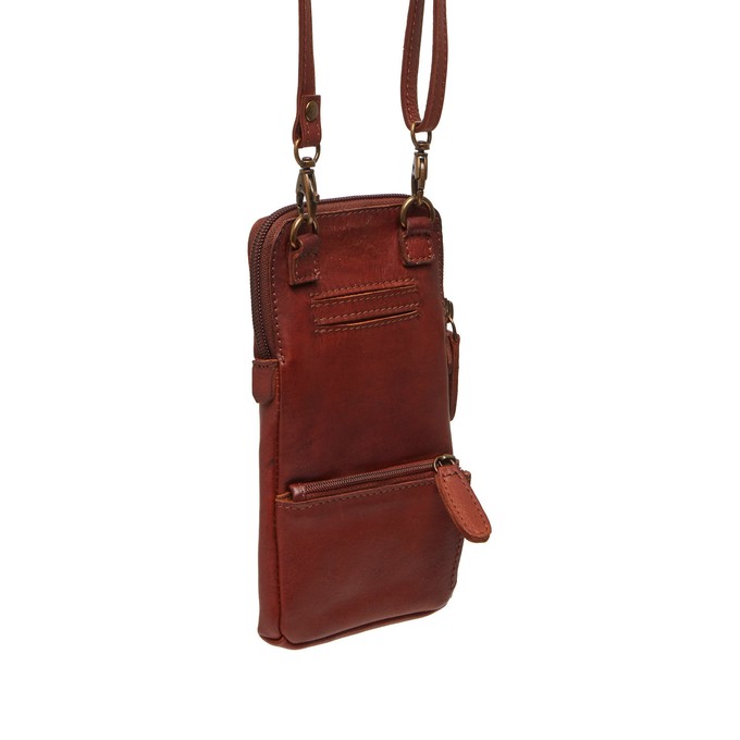 Leather Phone Pouch Cognac Cuba Black Label - The Chesterfield Brand from The Chesterfield Brand