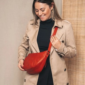 Leather Shoulder bag Red Clarita - The Chesterfield Brand from The Chesterfield Brand