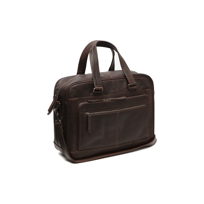 Project Cece Leather Laptop Bag Brown Singapore The Chesterfield Brand