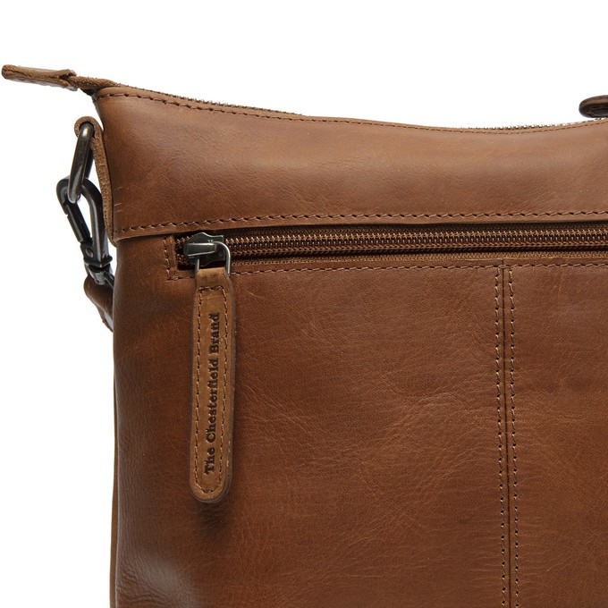 Trousse de Toilette en Cuir Cognac Venezia - The Chesterfield Brand