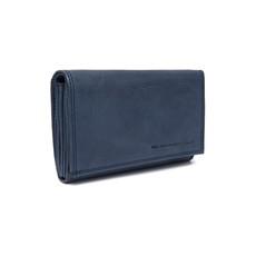 Leather Wallet Ocher Navy Avola - The Chesterfield Brand via The Chesterfield Brand