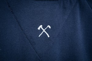 Sweatshirt - organic cotton - Club&Axe - Navy blue from The Driftwood Tales