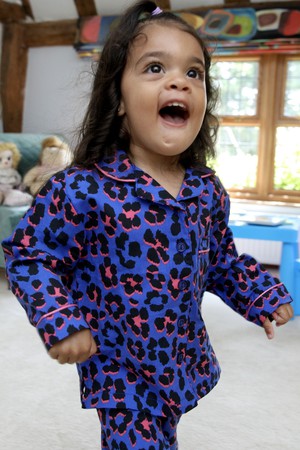 Kids leopard 2024 pjs