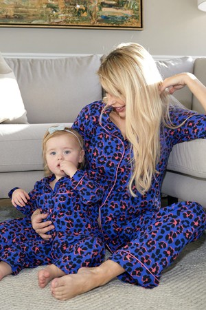 Iris Leopard Print Pyjama from Tilbea London