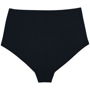 Black Supima Cotton Hi-Waist Panty from TIZZ & TONIC