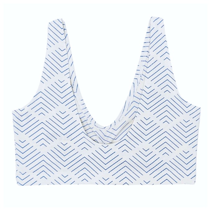 Santorini Everyday Soft Bra (Ruched) from TIZZ & TONIC