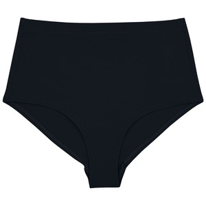 Black Supima Cotton Hi-Waist Panty from TIZZ & TONIC