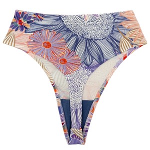 Aura Supima Cotton Hi-Hip Tanga Panty from TIZZ & TONIC