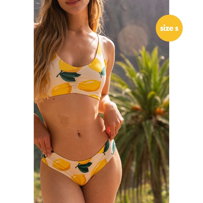 Lemon Cotton Cheeky Panty from TIZZ & TONIC