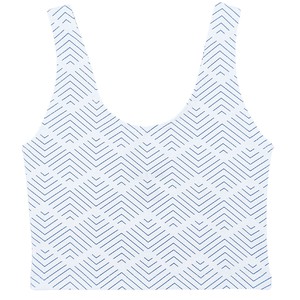 Santorini Cropped Tank Top from TIZZ & TONIC