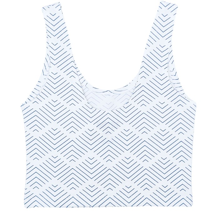 Santorini Cropped Tank Top from TIZZ & TONIC