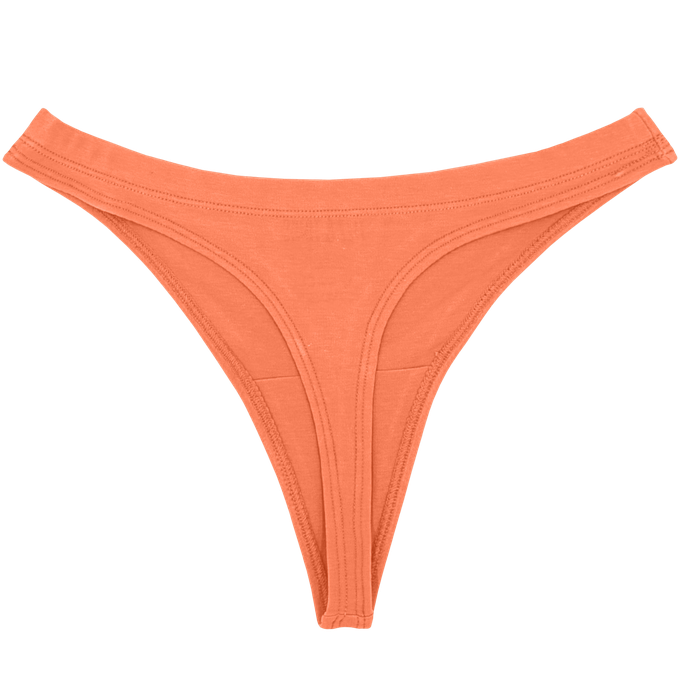 Apricot Supima Cotton Tanga Panty from TIZZ & TONIC