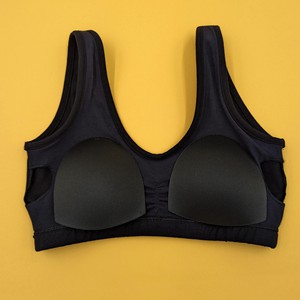 Jet Black: The Everyday Soft Bra (Padded) from TIZZ & TONIC