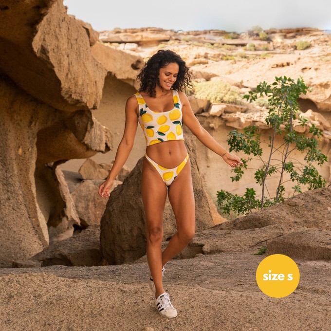 Lemon Organic Cotton Brazilian Panty from TIZZ & TONIC