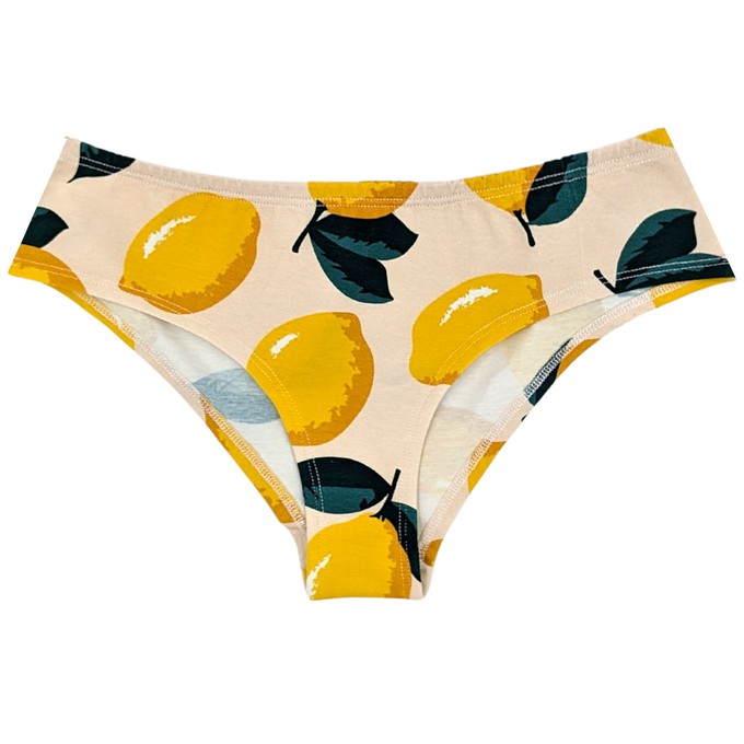 Lemon Cotton Cheeky Panty from TIZZ & TONIC