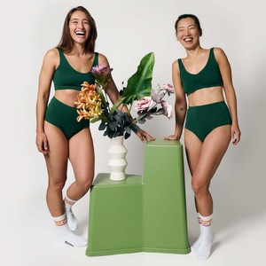 Amazonia Everyday Soft Bra (Ruched) from TIZZ & TONIC