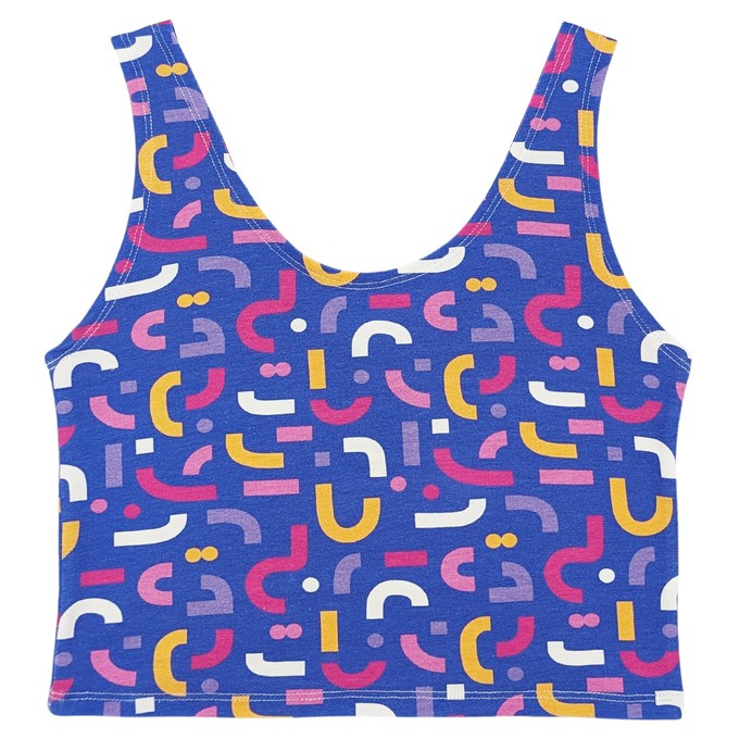 Doodle Cropped Tank Top from TIZZ & TONIC