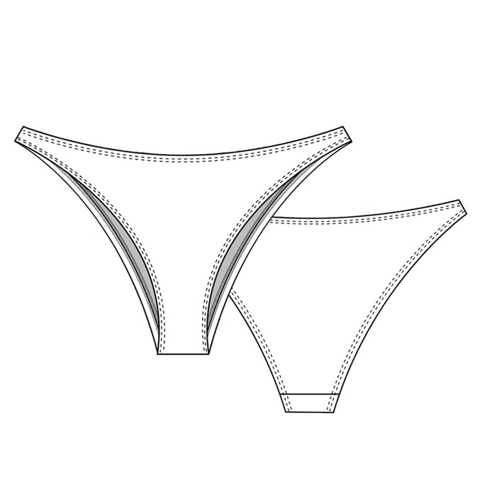 Doodle Organic Cotton Brazilian Panty from TIZZ & TONIC