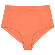 Apricot Supima Cotton Hi-Waist Panty via TIZZ & TONIC