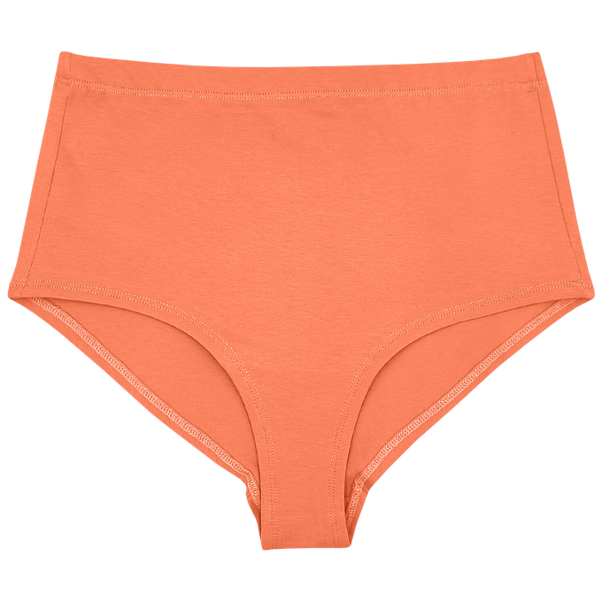 Apricot Supima Cotton Hi-Waist Panty from TIZZ & TONIC