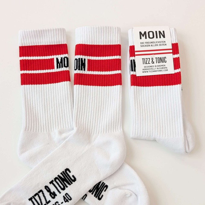 MOIN Unisex Tennis Socks from TIZZ & TONIC