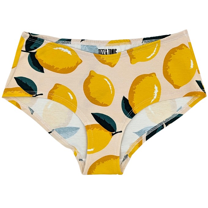 Lemon Organic Cotton Hipster Panty from TIZZ & TONIC