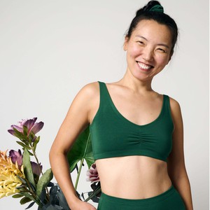 Amazonia Everyday Soft Bra (Ruched) from TIZZ & TONIC