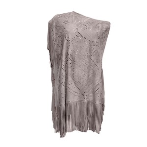 VIDA PONCHO - GREY from Treasures-Design