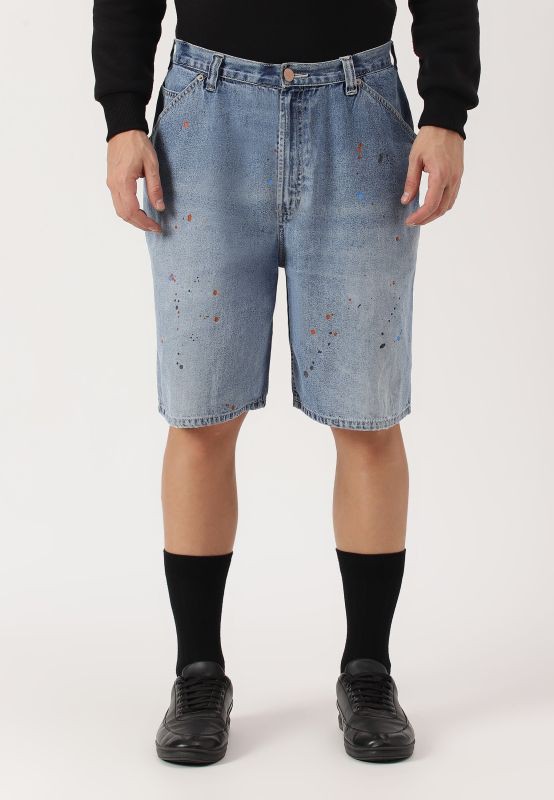 UnExcess Pledge | Bermudashorts mit hohem Bund in Mittelindigo from Un Denim