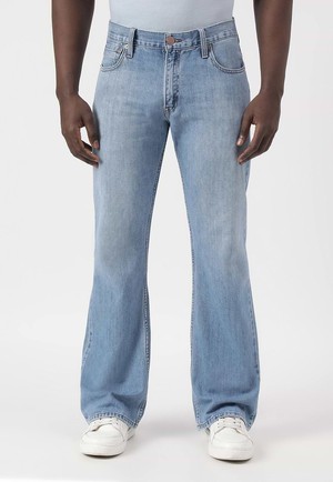 UnExcess Pledge | Bootcut-Jeans mit mittelhohem Bund in Hellindigoblau from Un Denim