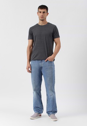 UnExcess Pledge | Gerade Jeans mit hoher Taille und Indigoblau from Un Denim