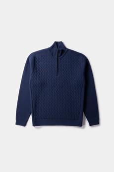 Merino d'Arles Padded Half Zip via UNBORN