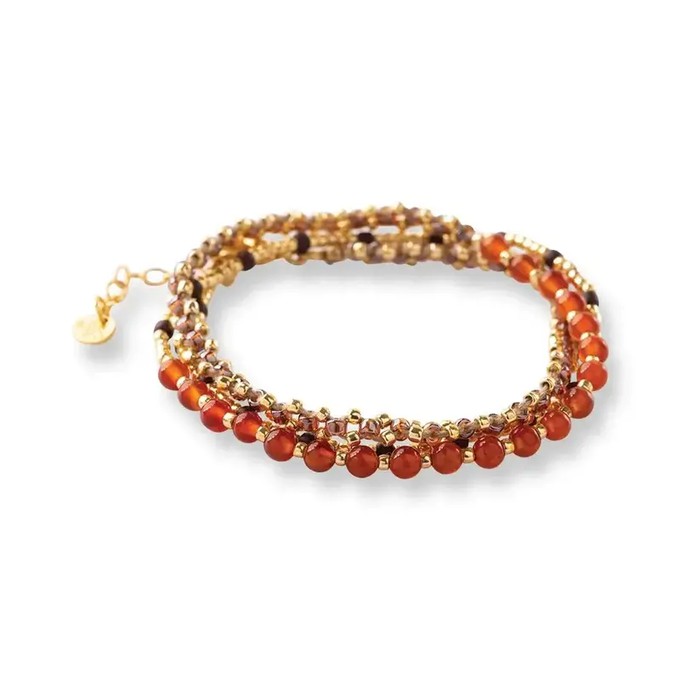 A Beautiful Story Advanced Carnelian Bracelet Gold from UP TO DO GOOD