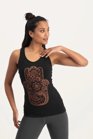 Hamsa Core Yoga Tank – Onyx Black from Urban Goddess