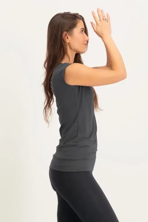 Asana Yoga Tee – Ash from Urban Goddess