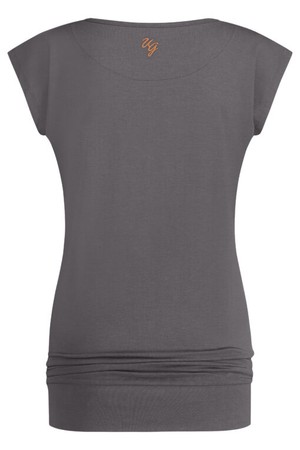 Asana yoga tee – Charcoal from Urban Goddess