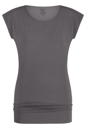 Asana yoga tee – Charcoal from Urban Goddess